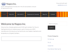 Tablet Screenshot of napcous.com